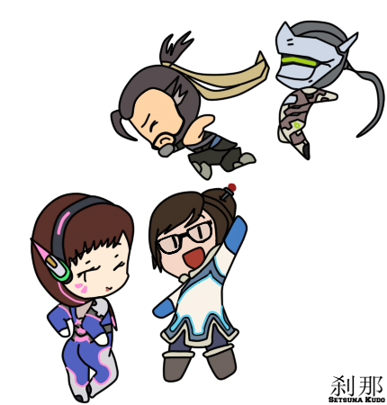 More Overwatch Chibis by SetsunaKudo on DeviantArt
