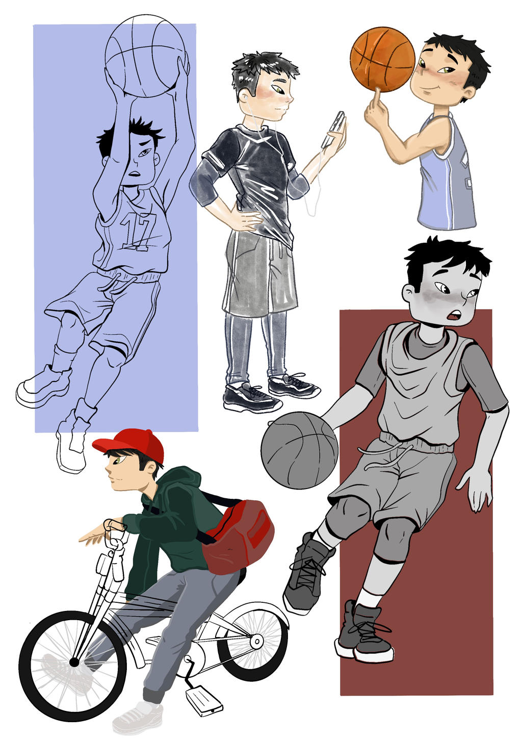 Jake - character sheet design by MarijanaMa on DeviantArt