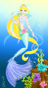 Nika Mermaid(with background)