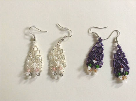 Starlight/Moonlight-- Two Sets of Earrings