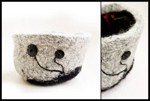 Felted bowl