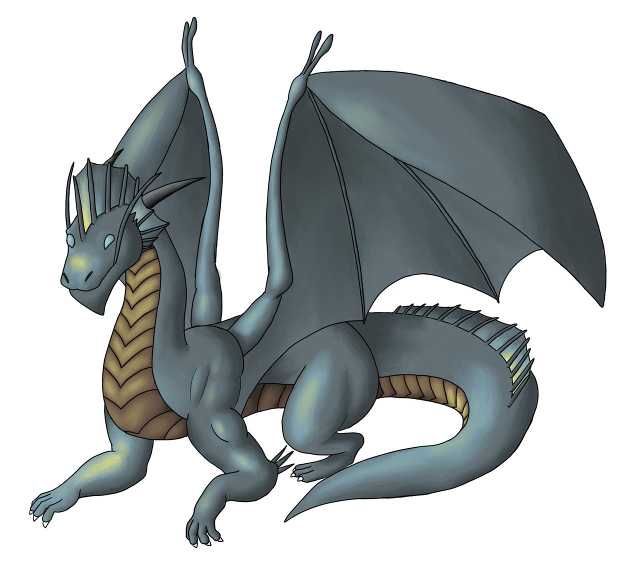 Silver Dragon by starwolf27 on DeviantArt