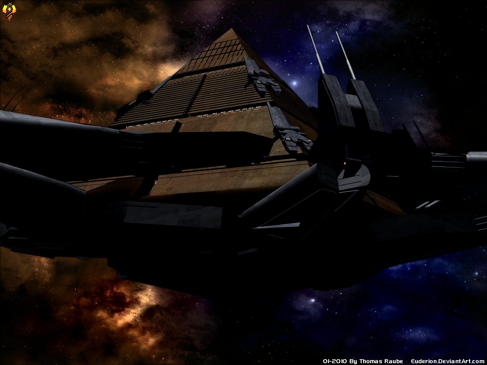 Anubis Goa'uld Hatak Ship by Euderion