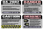 Warning Labels Star Trek Style by Euderion