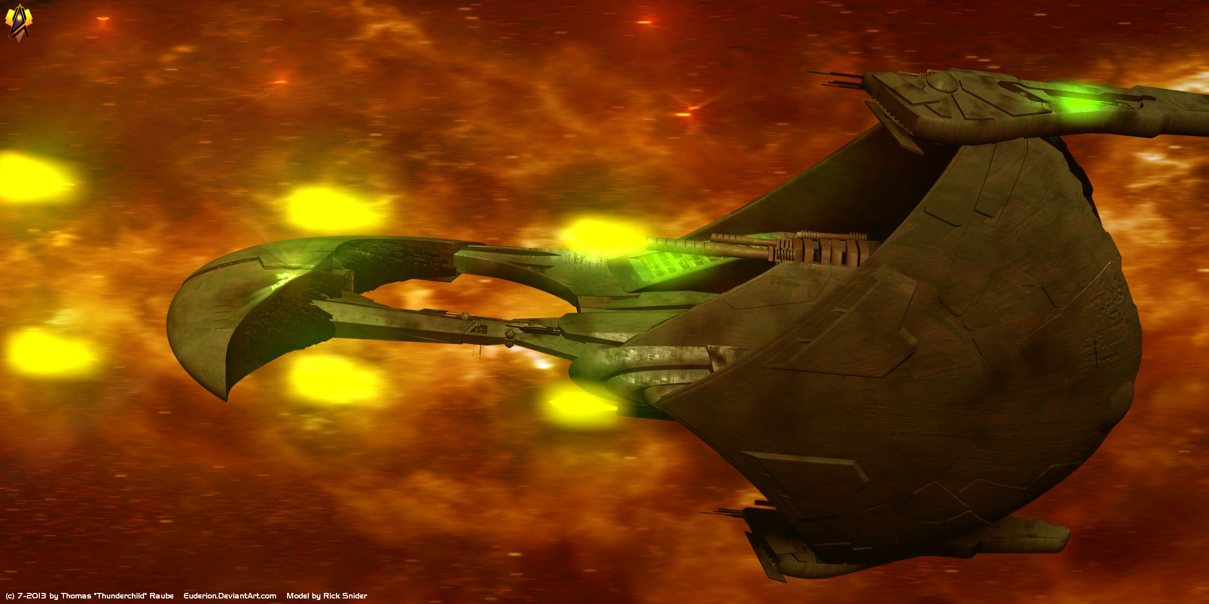 Romulan Escort cruiser