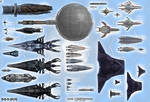 Mass Effect Top View Size Comparison Chart by Euderion