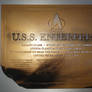 Destroyed Dedication Plaque Prop