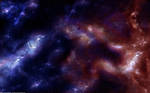 Blue and Red Nebula (Stock)