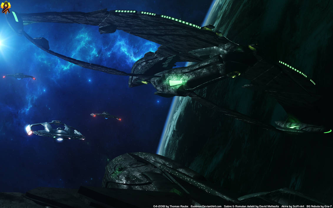 Romulan Encounter by Euderion