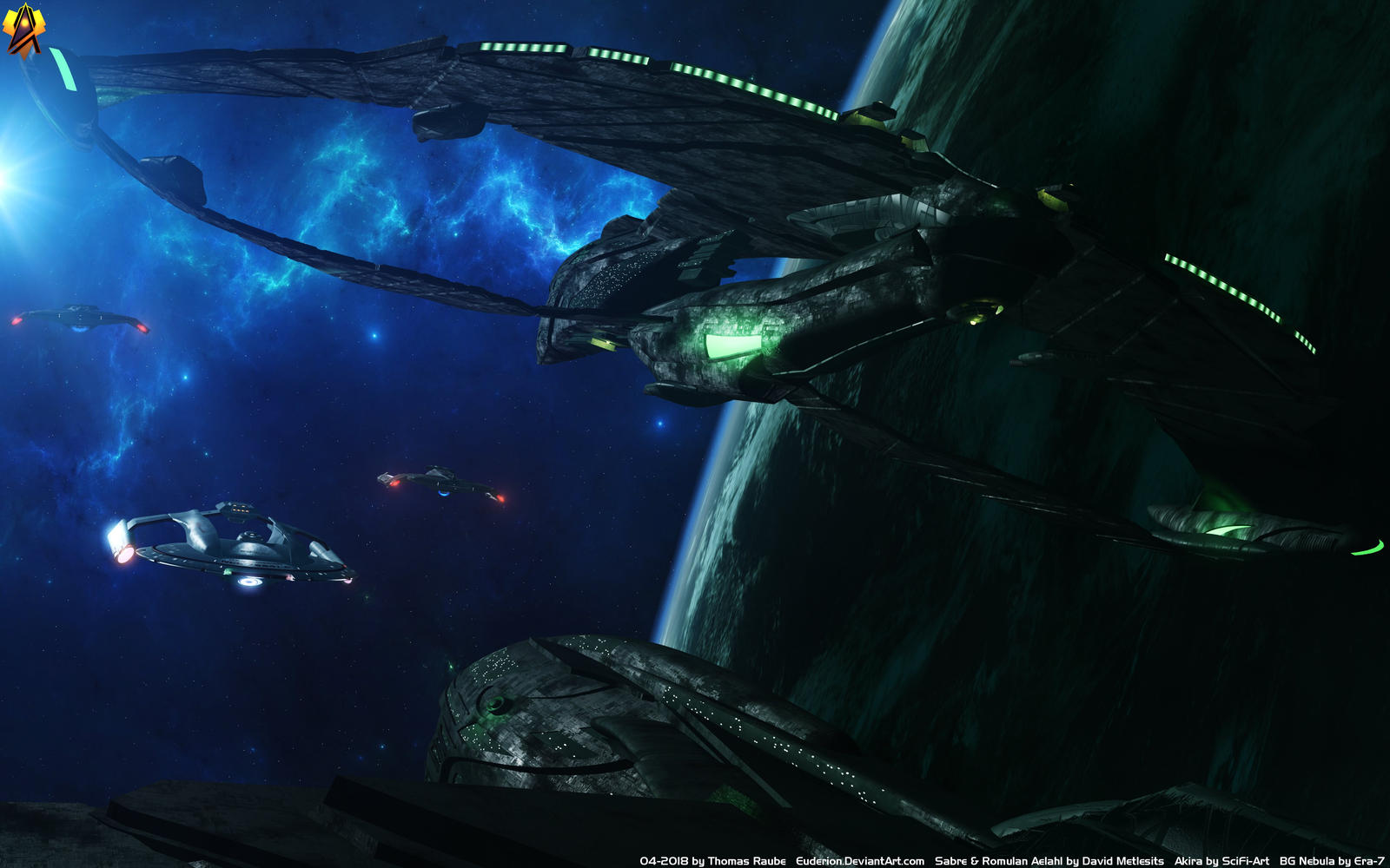 Romulan Encounter by Euderion