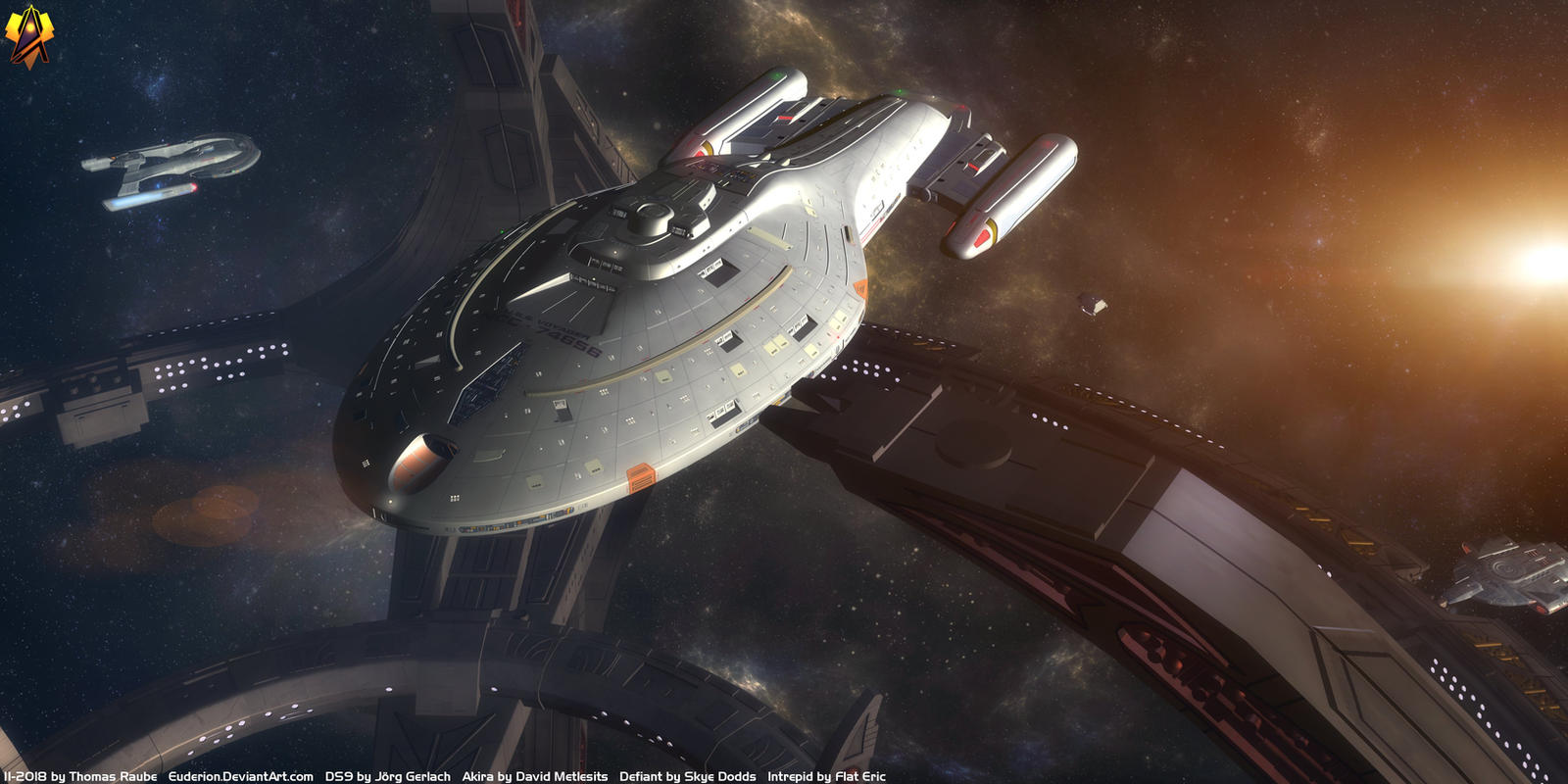 USS Voyager by Euderion