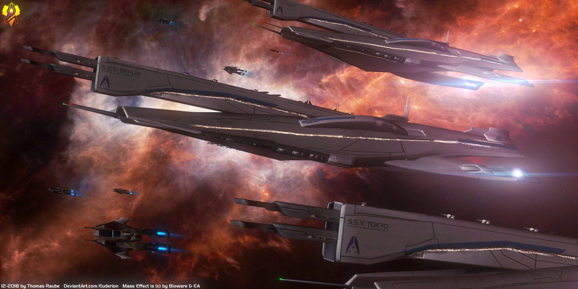 Mass Effect Berlin class Cruiser by Euderion