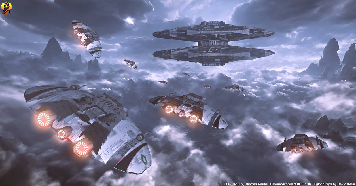 Cylon Basestar by Euderion on DeviantArt