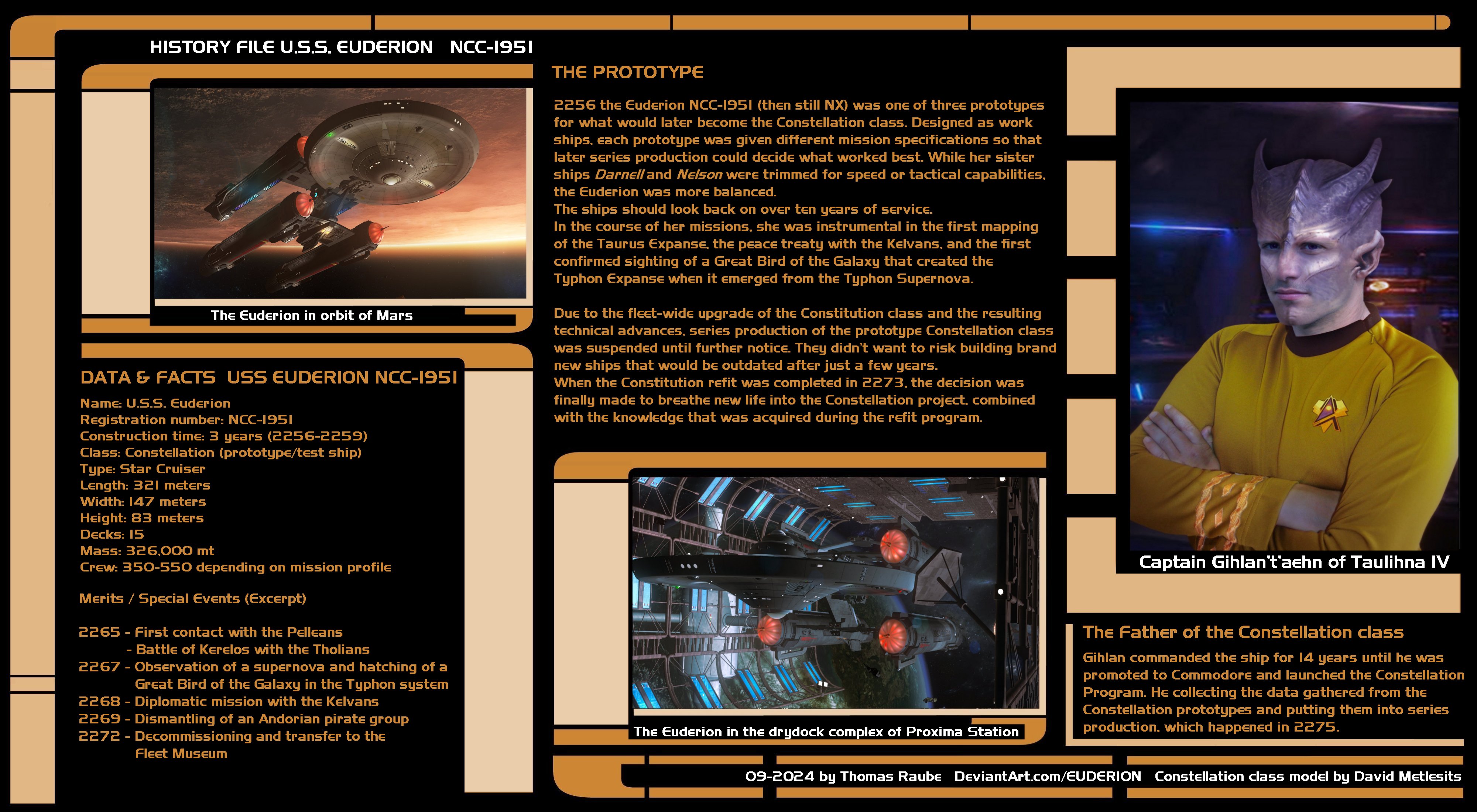 History Panel Constellation class Euderion