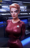 Seven of Nine Red