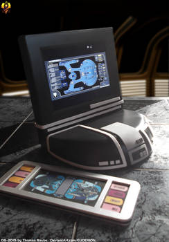 Star Trek The next Generation Deskviewer Prop