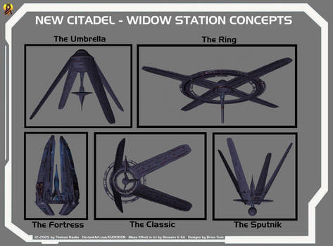 Asari Widow Station (New Citadel Station) Concepts