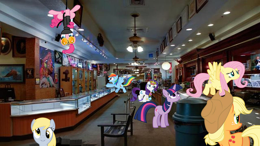 Ponies Visit The Gold And Silver Pawn Shop