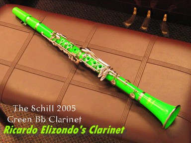 My green clarinet