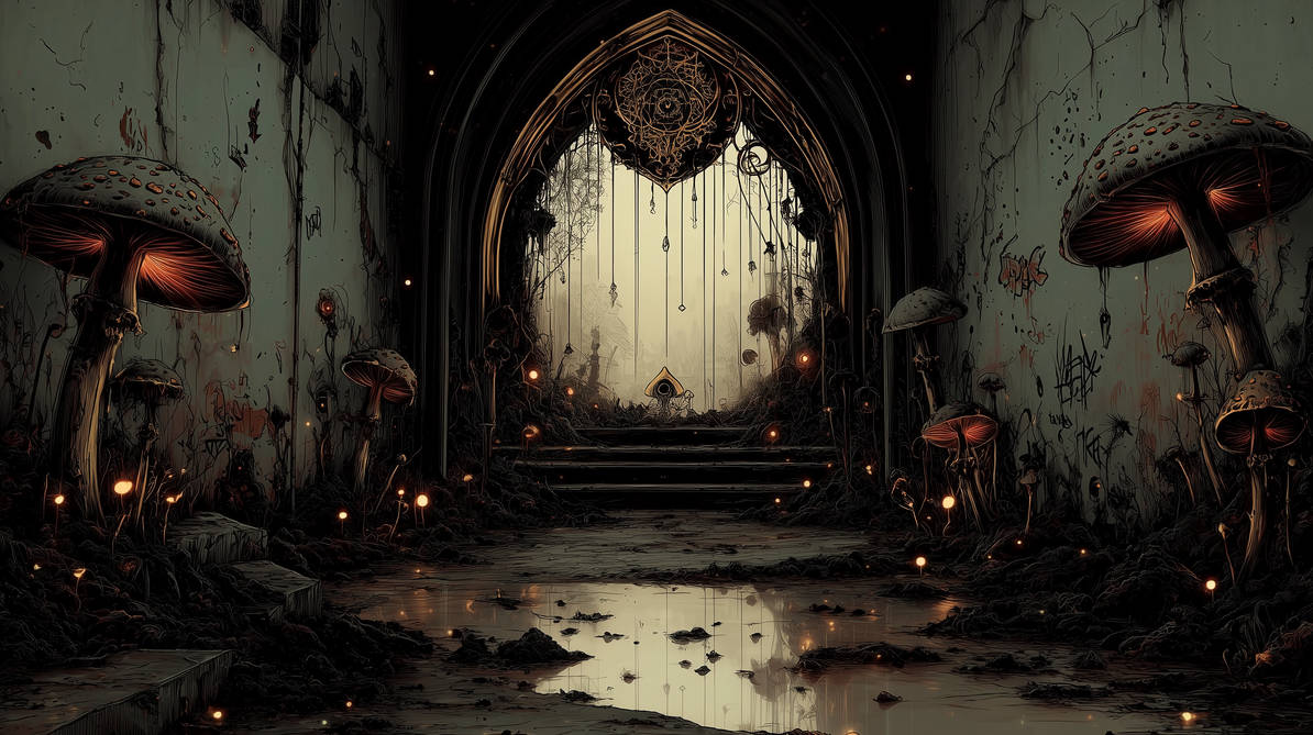 Cursed Gate Mushroom Gate by LavilVile on DeviantArt