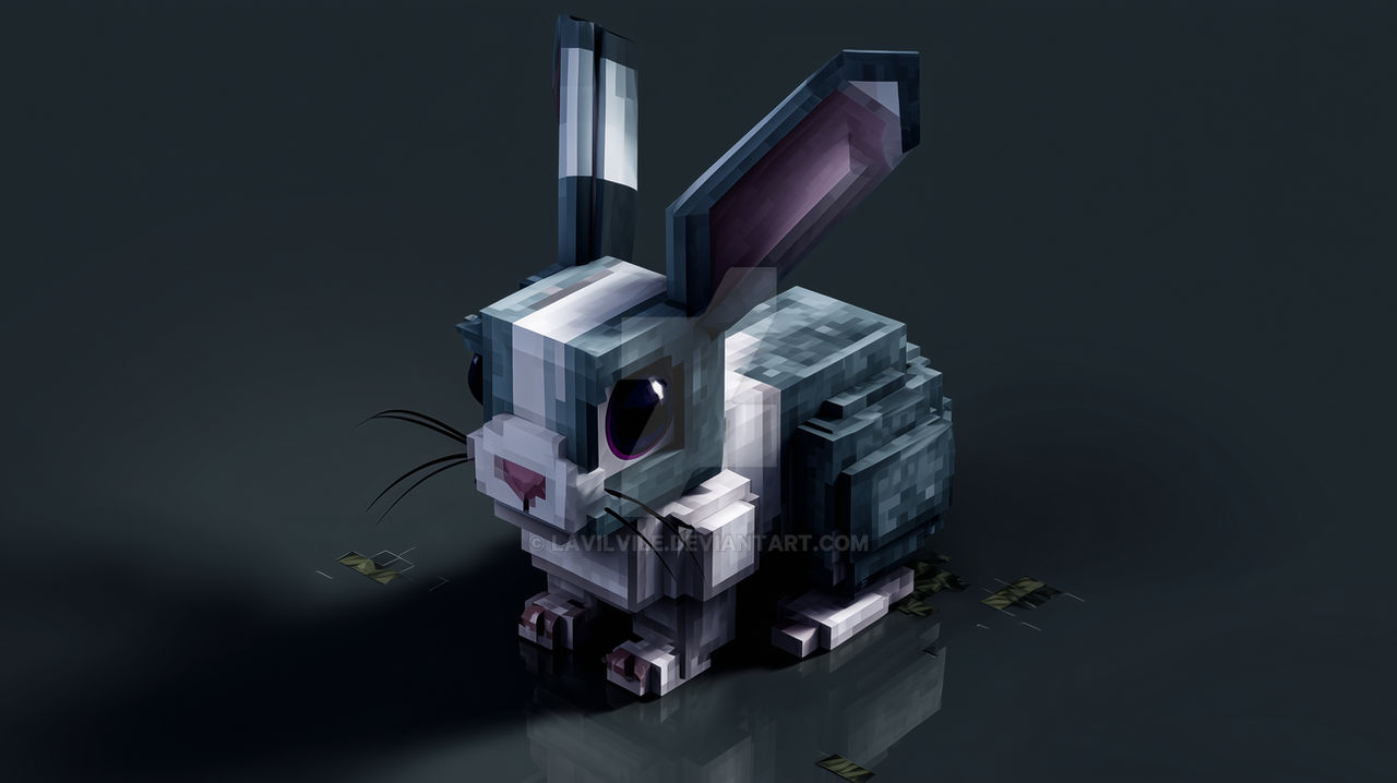 Cat Block Rabbit Block Bunny by LavilVile on DeviantArt