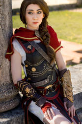 Kassandra cosplay from Assassin's Creed Odyssey