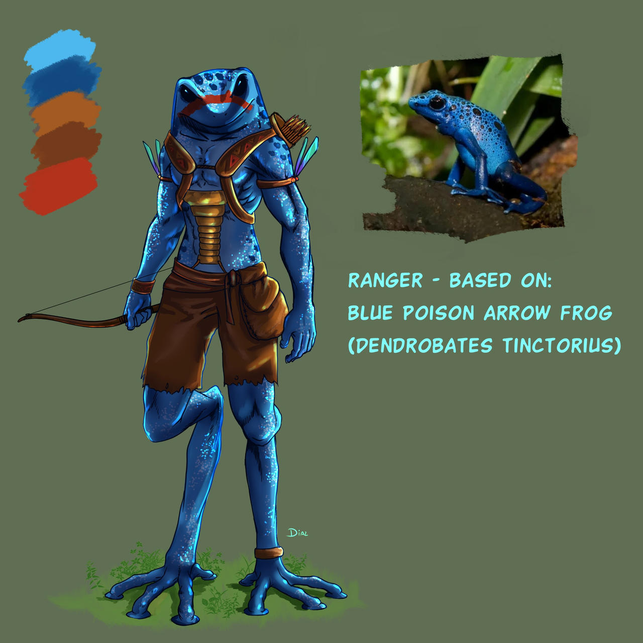 Arrowfrog Ranger by maurodiazart on DeviantArt