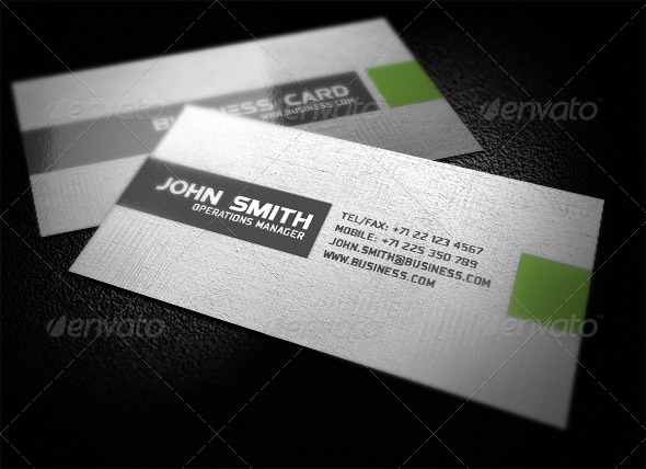 Concrete Business Card