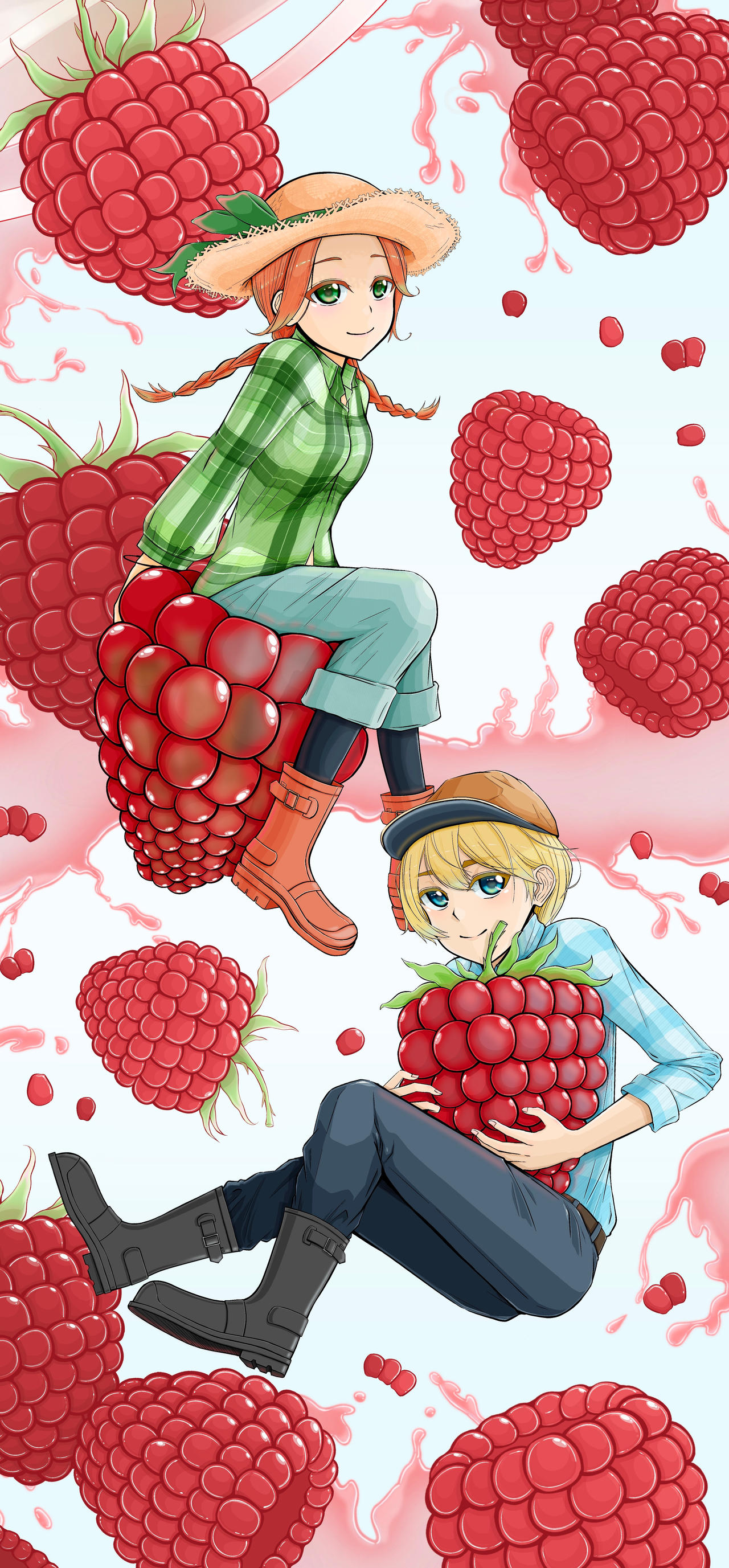Raspberries (11/10/2023) by pleepliart on DeviantArt