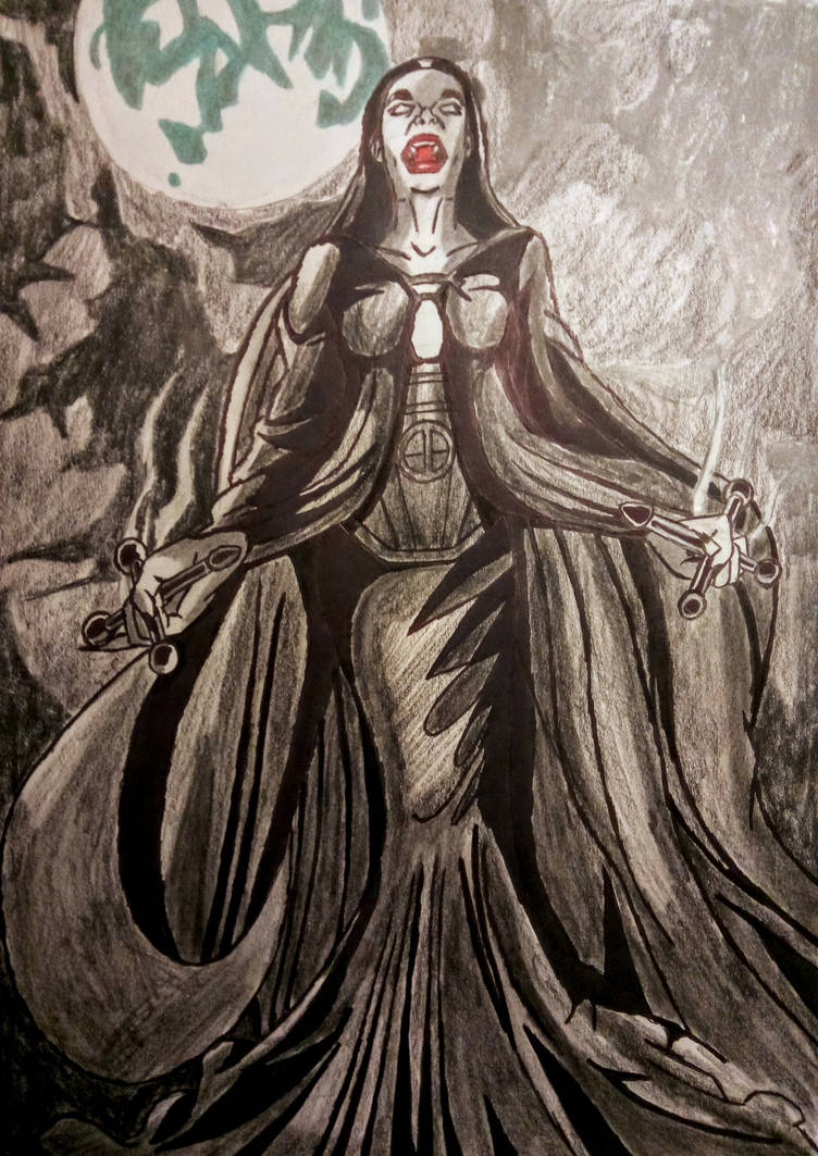 Gothic Vampire Woman by SteelerManiac on DeviantArt
