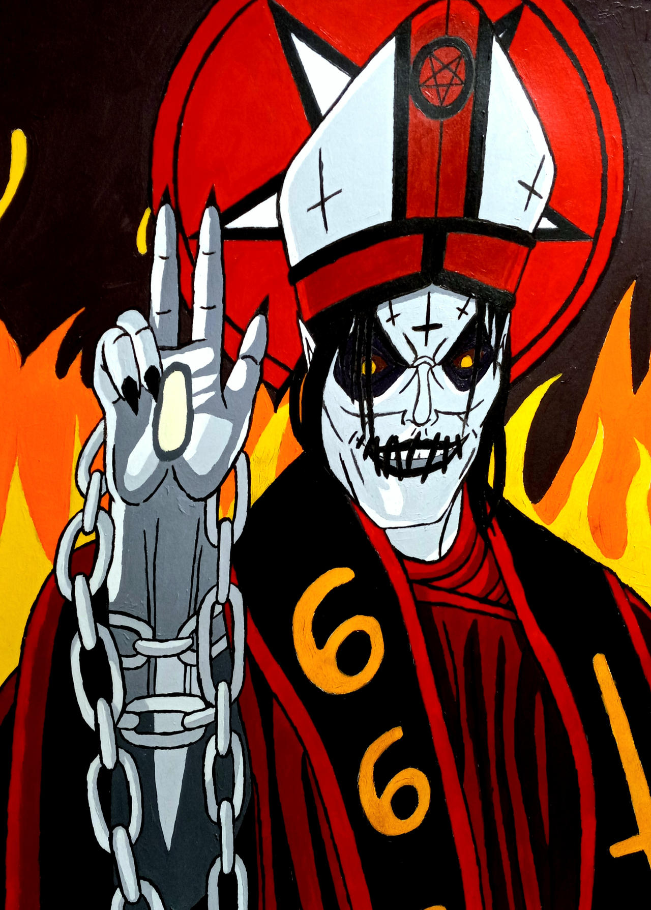 Satanic Evil Pope by SteelerManiac on DeviantArt