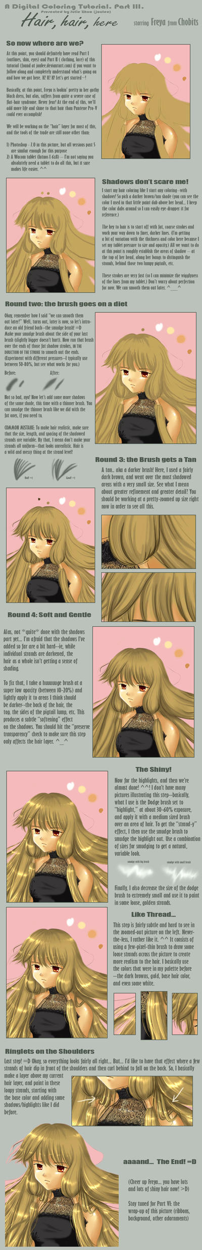 A Digital Coloring Tutorial: 3 by joulee