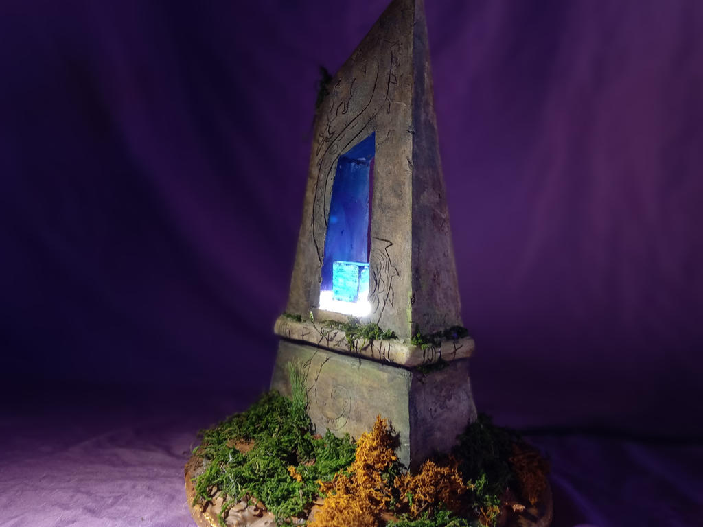 magic runestone comes now with lights! by JmSculptureJulianMs on DeviantArt