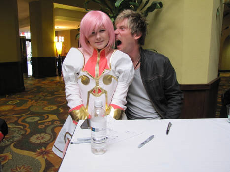 Estelle with Troy Baker