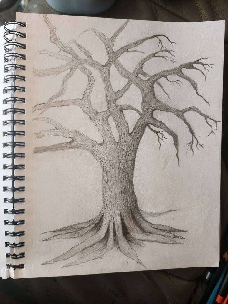Dead tree drawing by Queenofdisorder3 on DeviantArt