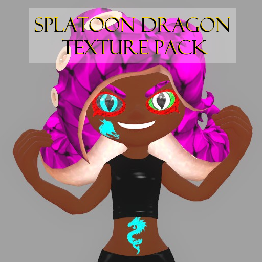 Splatoon Style Texture Splatoon Dragon Texture Pack by Huntrex117 on DeviantArt