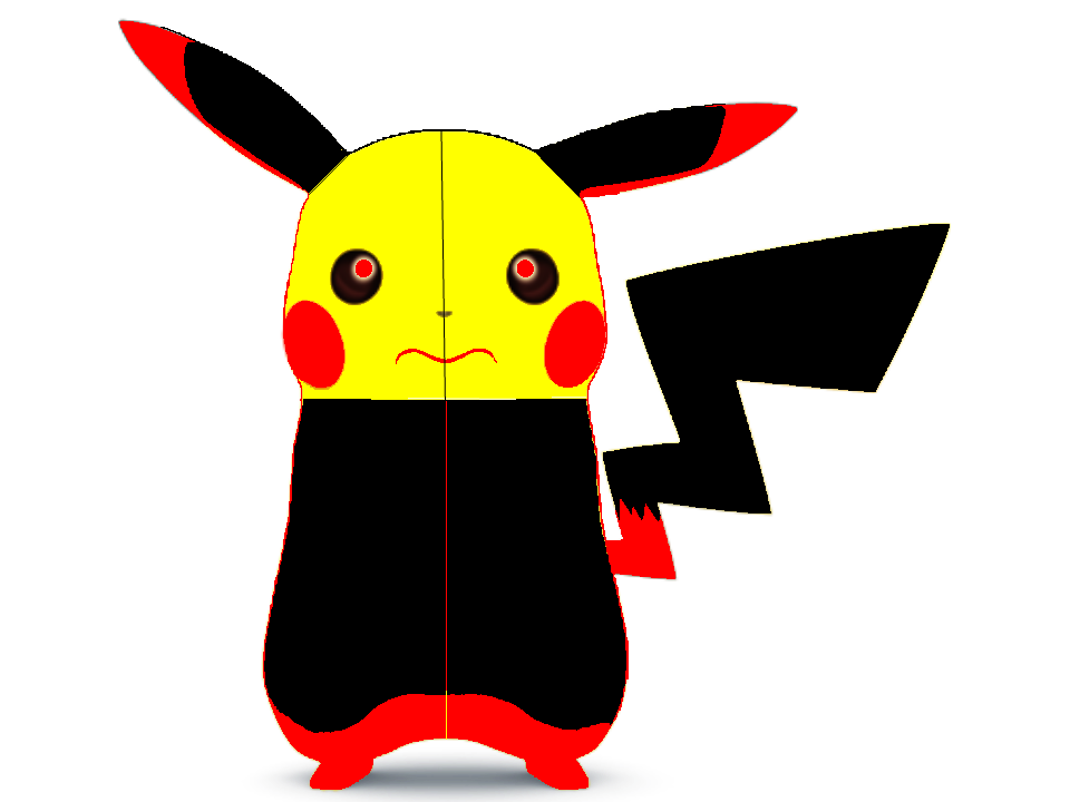 Cursed Pikachu by ItsTheVioletQueen on DeviantArt
