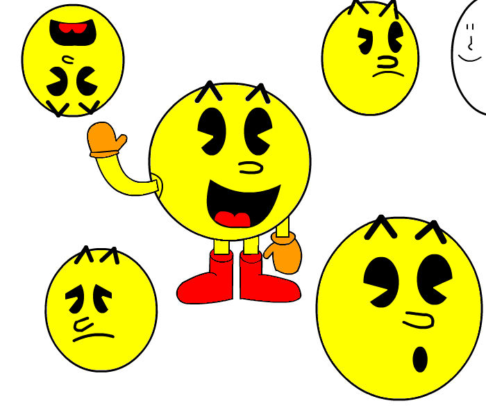 Pac-Man Randomness by ItsTheVioletQueen on DeviantArt