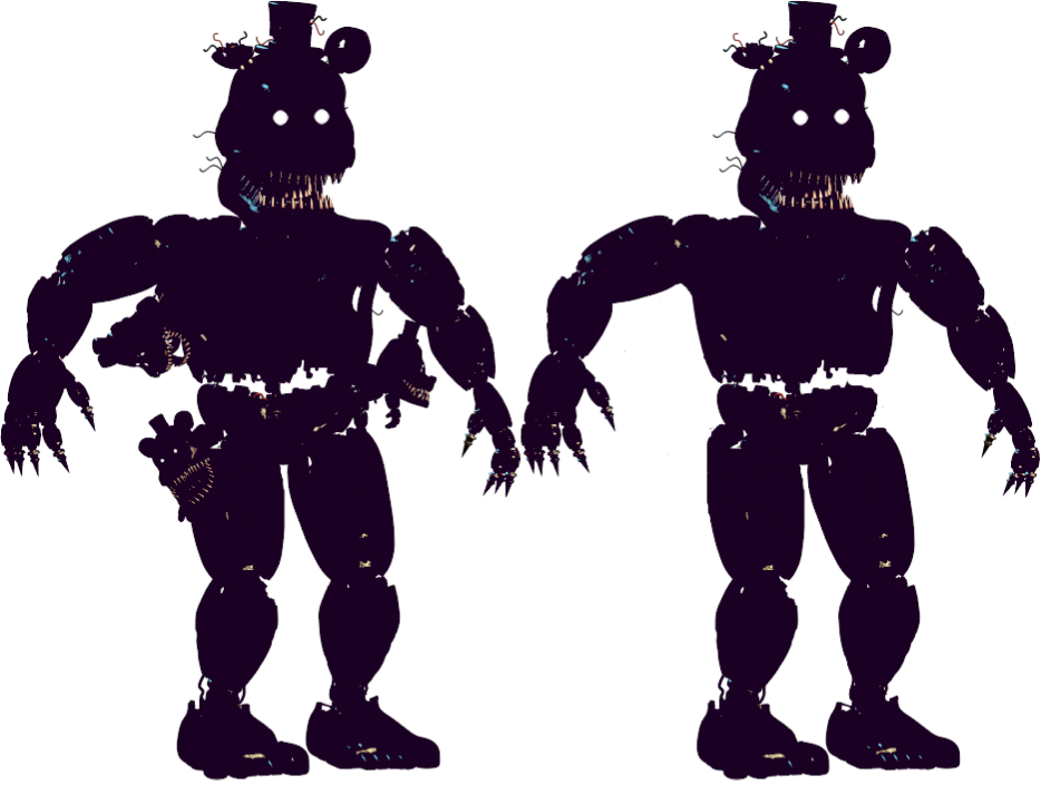 Nightmare Shadow Freddy and Nightmare RXQ by sebby07 on DeviantArt