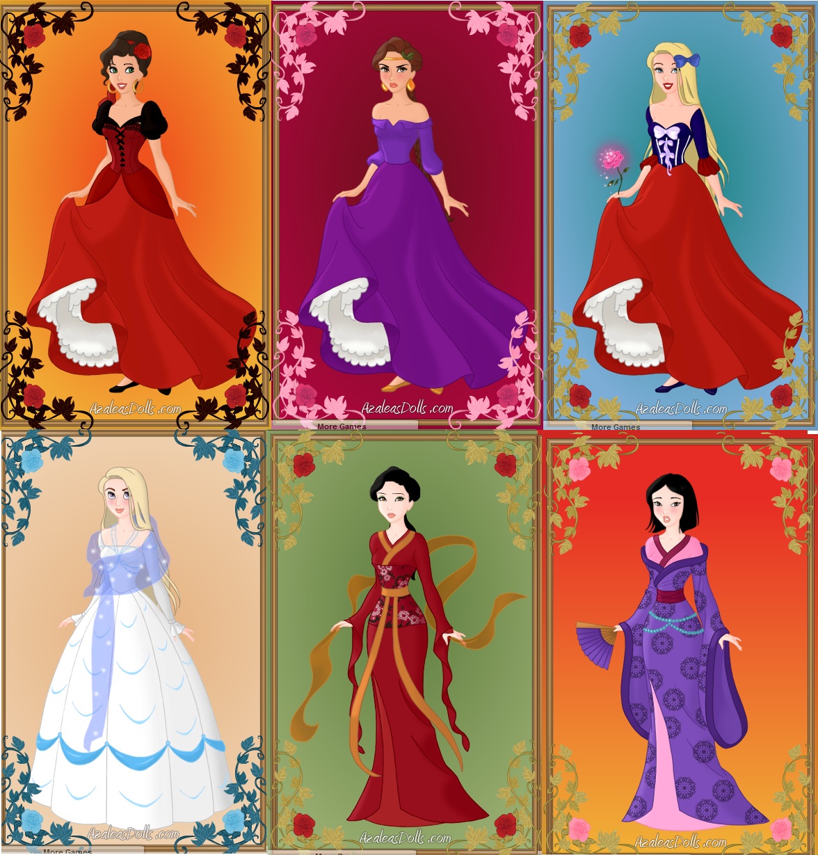 3 Dress Up Games #2 (Azaleas Dolls) 