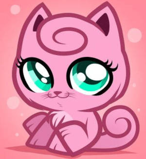 Jiggly puff cat