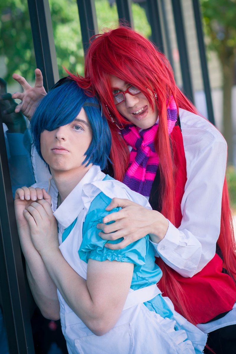 Ciel and Grell - Dokomi 2012