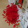 3d pop-up foldable flower vase