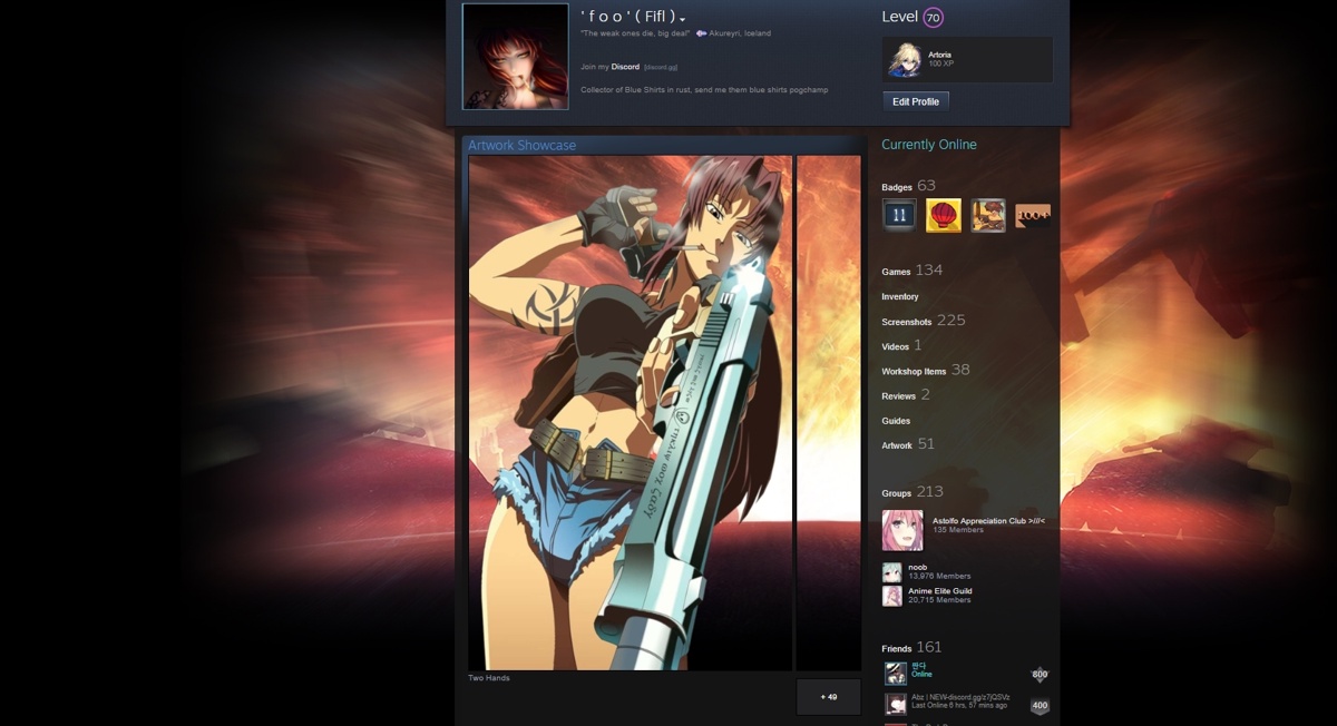 My steam profile background : r/blacklagoon