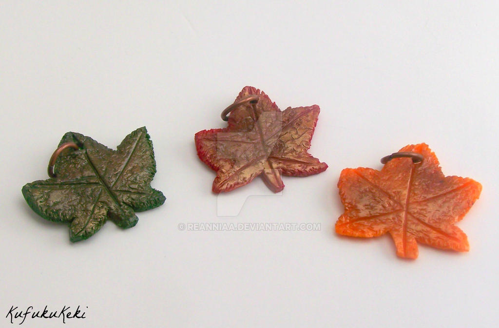 Autumn Leaf Charms