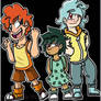 Human Pokemon: Charmander, Bulbasaur, Squirtle