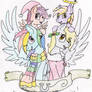 Hearth's Warming Pegasi (and Unicorn)