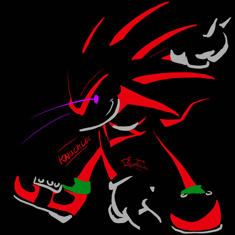 3 colour- Knuckles by Feniiku