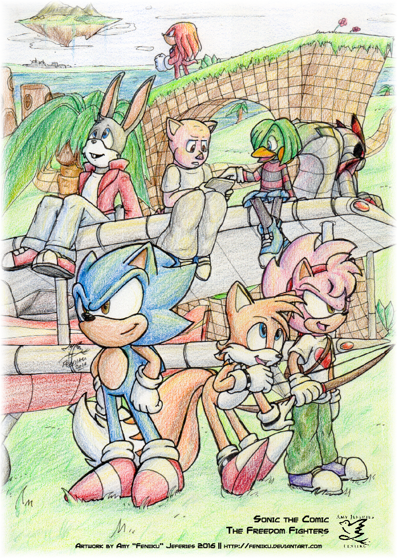 Amy Rose from Sonic the Comic by: Feniiku : r/SonicTheHedgehog