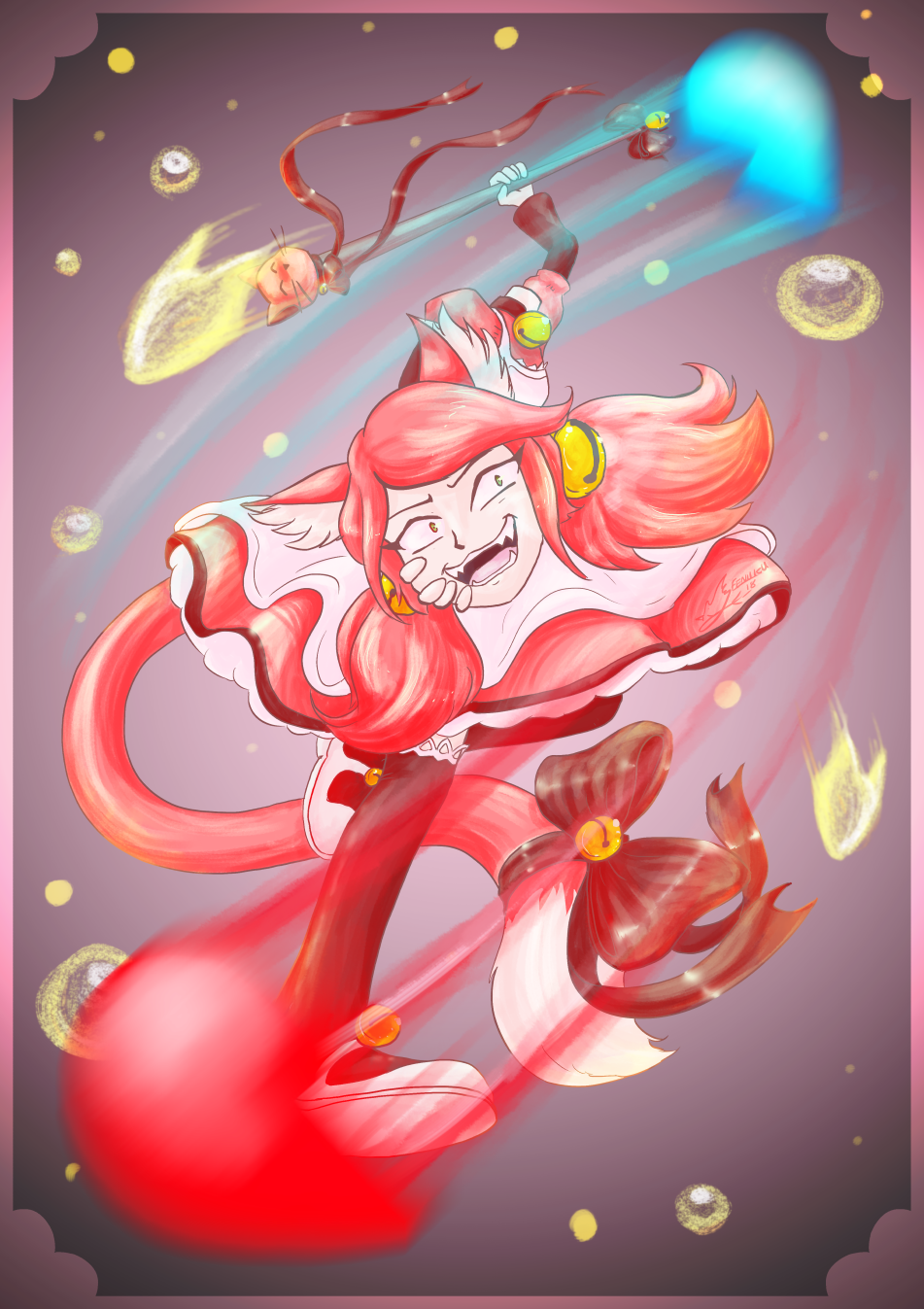 Mad Mew Mew .with speedpaint video. by Feniiku